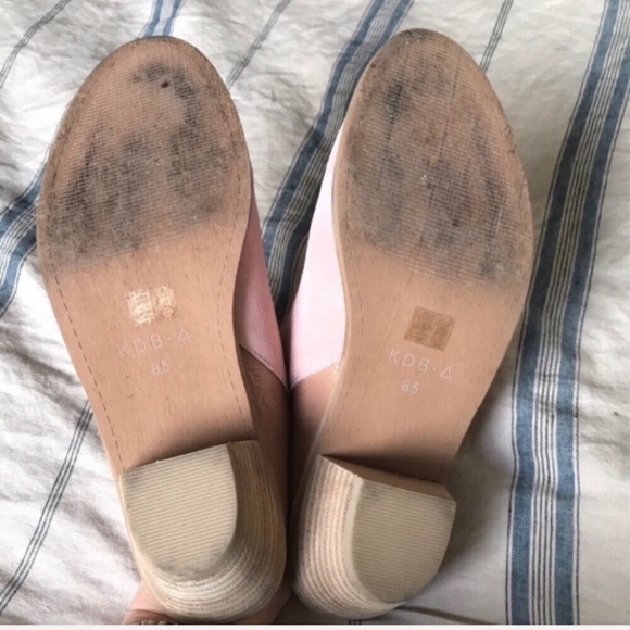 KDB Kelsi Dagger Kellum pink suede mules, 8.5 - Picture 4 of 6